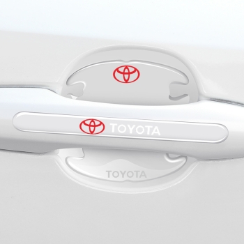 OKAZJA Ochronne przezroczyste naklejki pod klamki do Wszystkich Marek Samochodów 8 naklejek